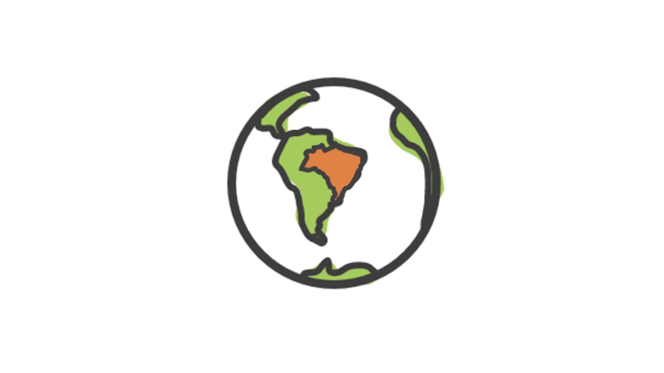 Photo: World icon showing Brazil Treeapp’s world icon showing Brazil
