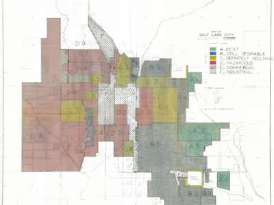Colored map